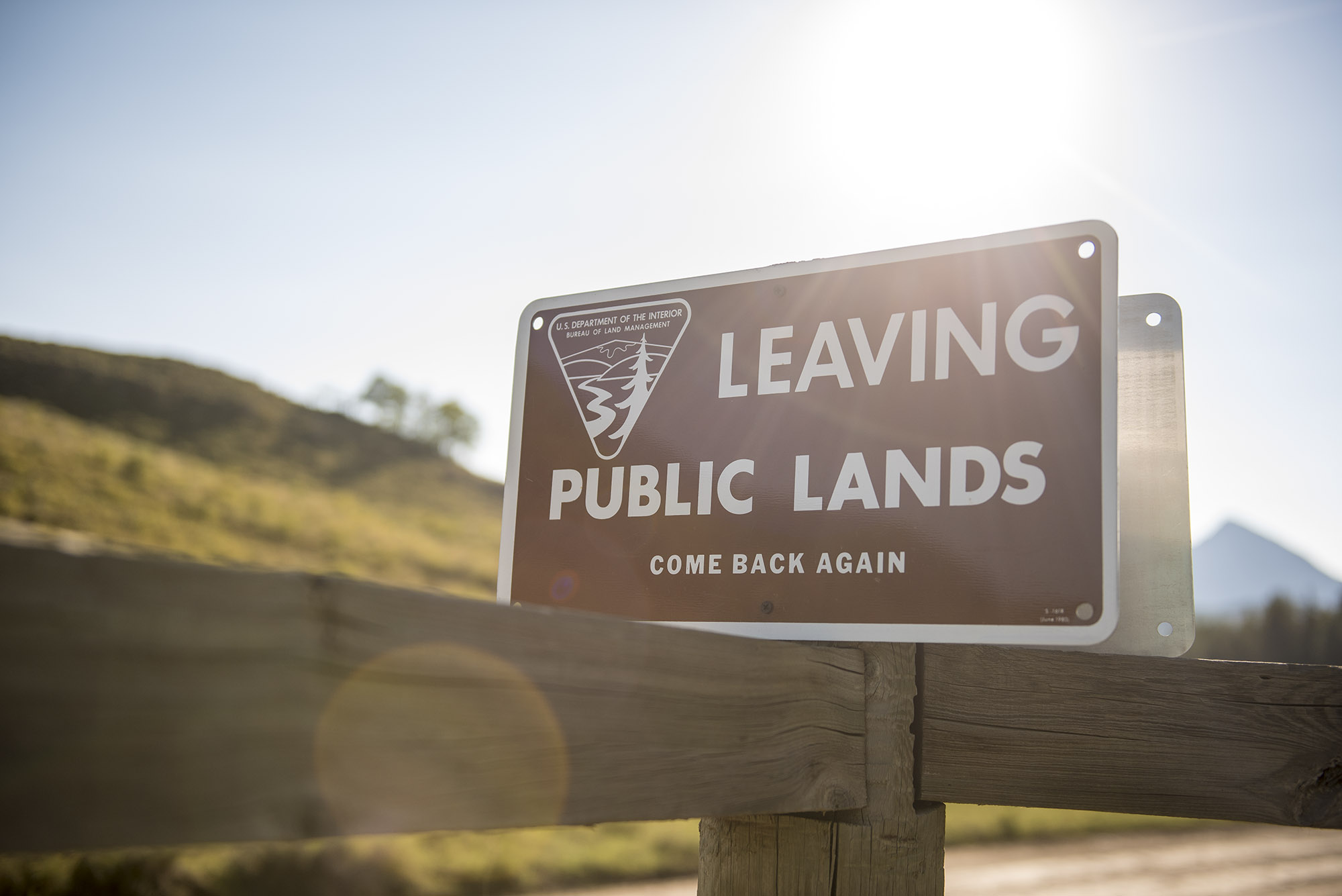 Now leaving public lands