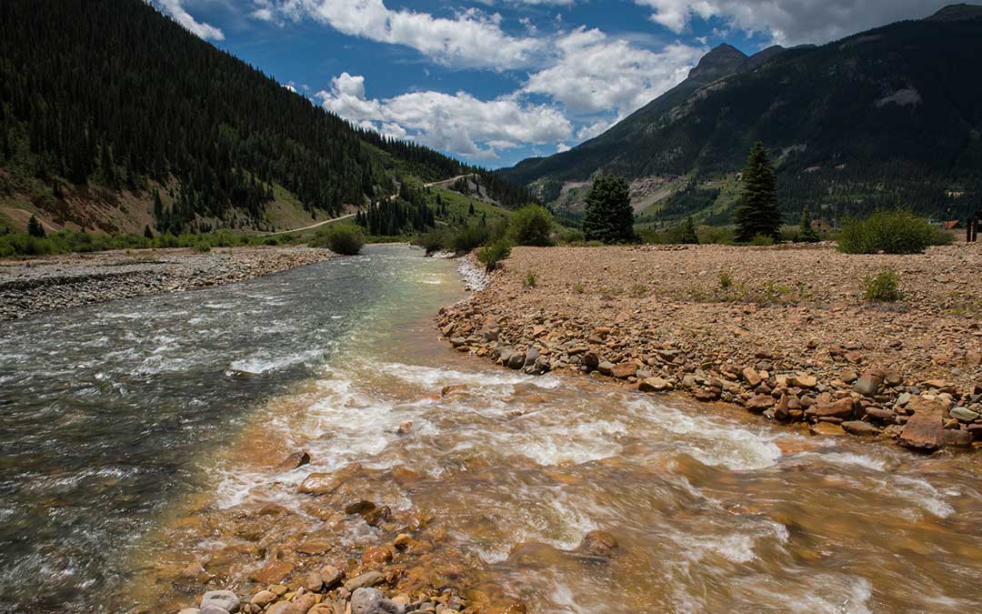 Two cold, clean trout streams come together